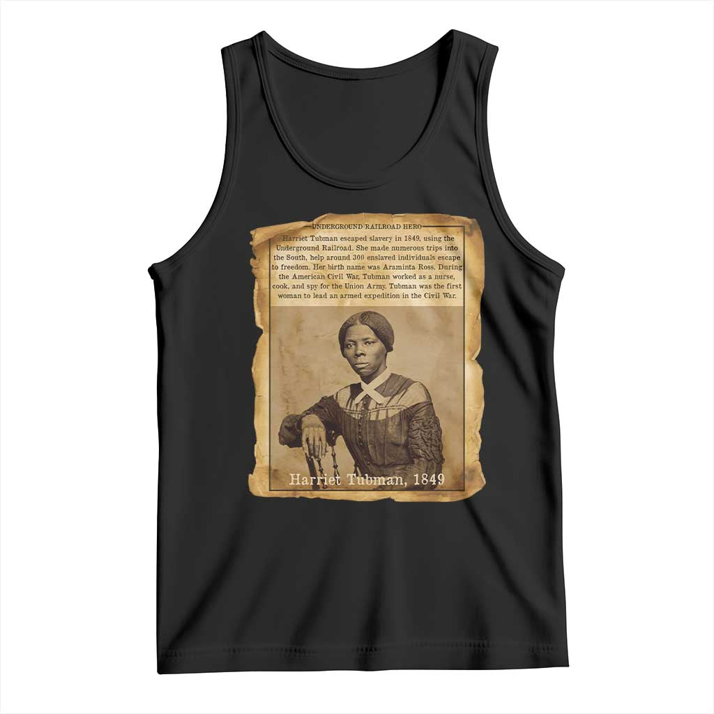 Harriet Tubman Tribute Tank Top Civil Rights Leader Black History Gift - Wonder Print Shop