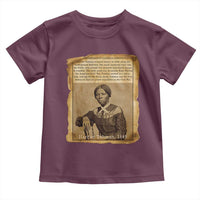 Harriet Tubman Tribute Toddler T Shirt Civil Rights Leader Black History Gift - Wonder Print Shop