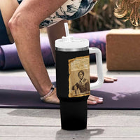 Harriet Tubman Tribute Tumbler With Handle Civil Rights Leader Black History Gift - Wonder Print Shop