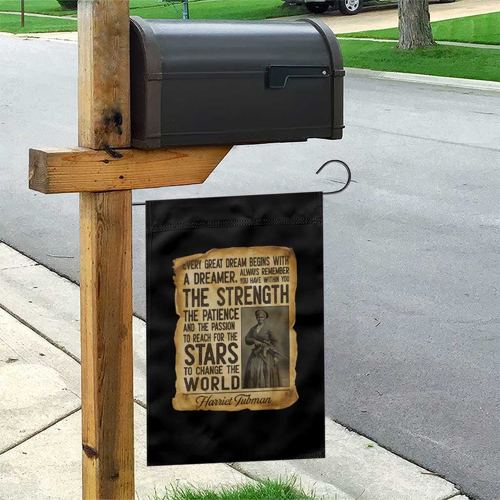 Harriet Tubman Quote Garden Flag Strength Patience Passion To Change The World