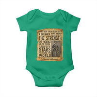 Harriet Tubman Quote Baby Onesie Strength Patience Passion To Change The World
