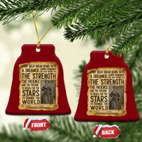 Harriet Tubman Quote Ceramic Ornament Strength Patience Passion To Change The World