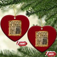Harriet Tubman Quote Ceramic Ornament Strength Patience Passion To Change The World