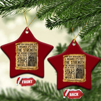 Harriet Tubman Quote Ceramic Ornament Strength Patience Passion To Change The World