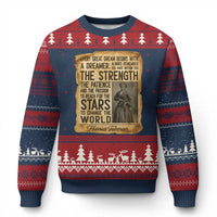 Harriet Tubman Quote Ugly Christmas Sweater Strength Patience Passion To Change The World