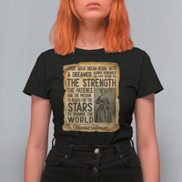 Harriet Tubman Quote T Shirt For Women Strength Patience Passion To Change The World
