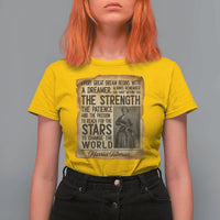 Harriet Tubman Quote T Shirt For Women Strength Patience Passion To Change The World