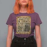 Harriet Tubman Quote T Shirt For Women Strength Patience Passion To Change The World