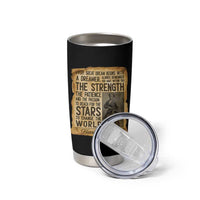 Harriet Tubman Quote Tumbler Cup Strength Patience Passion To Change The World
