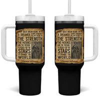 Harriet Tubman Quote Tumbler With Handle Strength Patience Passion To Change The World