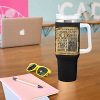 Harriet Tubman Quote Tumbler With Handle Strength Patience Passion To Change The World