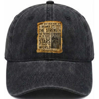 Harriet Tubman Quote Washed Cotton Baseball Cap Strength Patience Passion To Change The World
