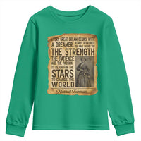 Harriet Tubman Quote Youth Sweatshirt Strength Patience Passion To Change The World