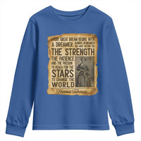 Harriet Tubman Quote Youth Sweatshirt Strength Patience Passion To Change The World