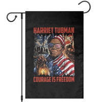 Harriet Tubman Courage Is Freedom Garden Flag Black History Gift - Wonder Print Shop