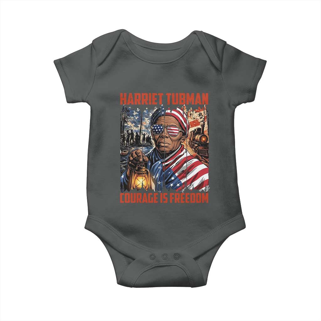 Harriet Tubman Courage Is Freedom Baby Onesie Black History Gift - Wonder Print Shop