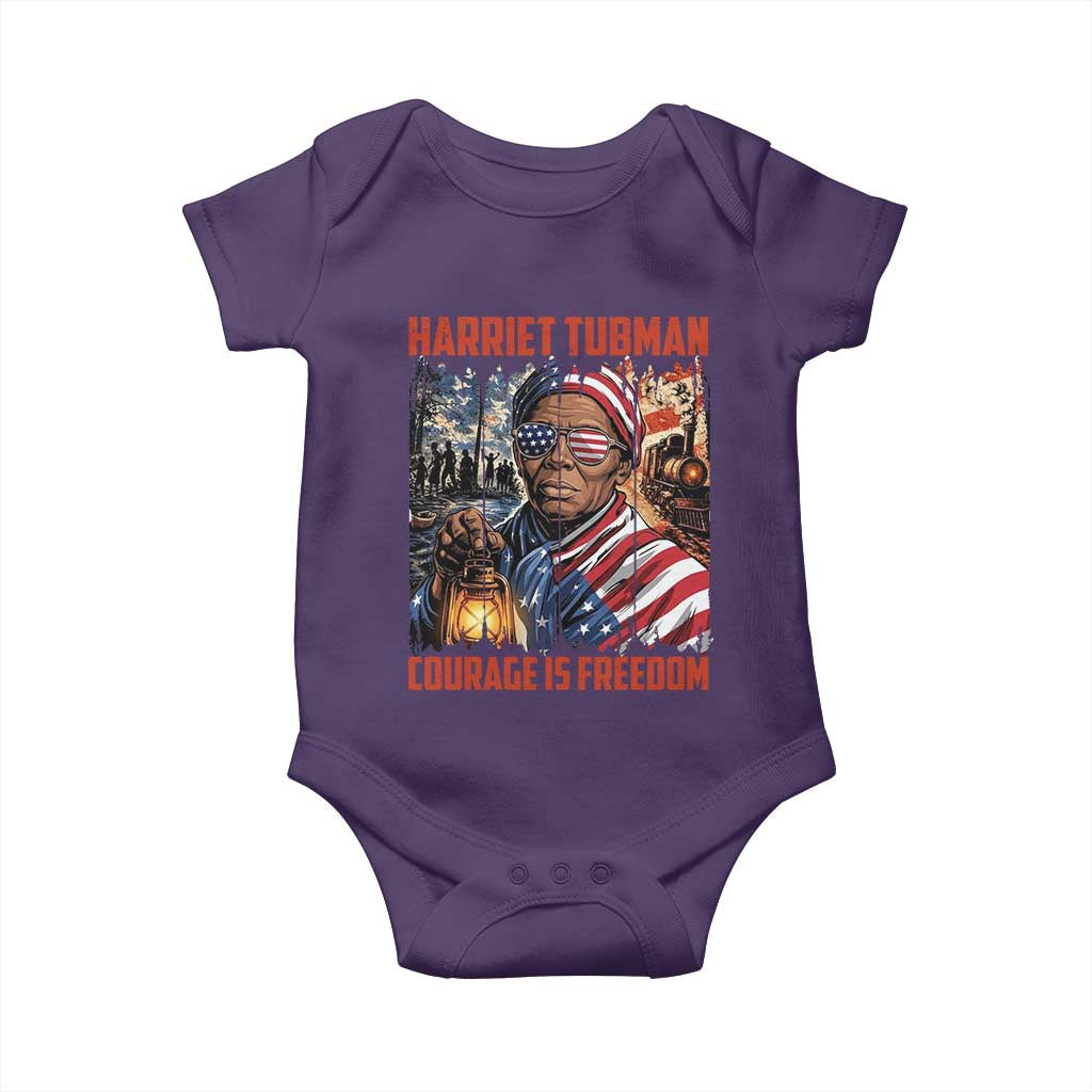 Harriet Tubman Courage Is Freedom Baby Onesie Black History Gift - Wonder Print Shop