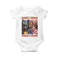 Harriet Tubman Courage Is Freedom Baby Onesie Black History Gift - Wonder Print Shop