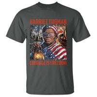 Harriet Tubman Courage Is Freedom T Shirt Black History Gift - Wonder Print Shop