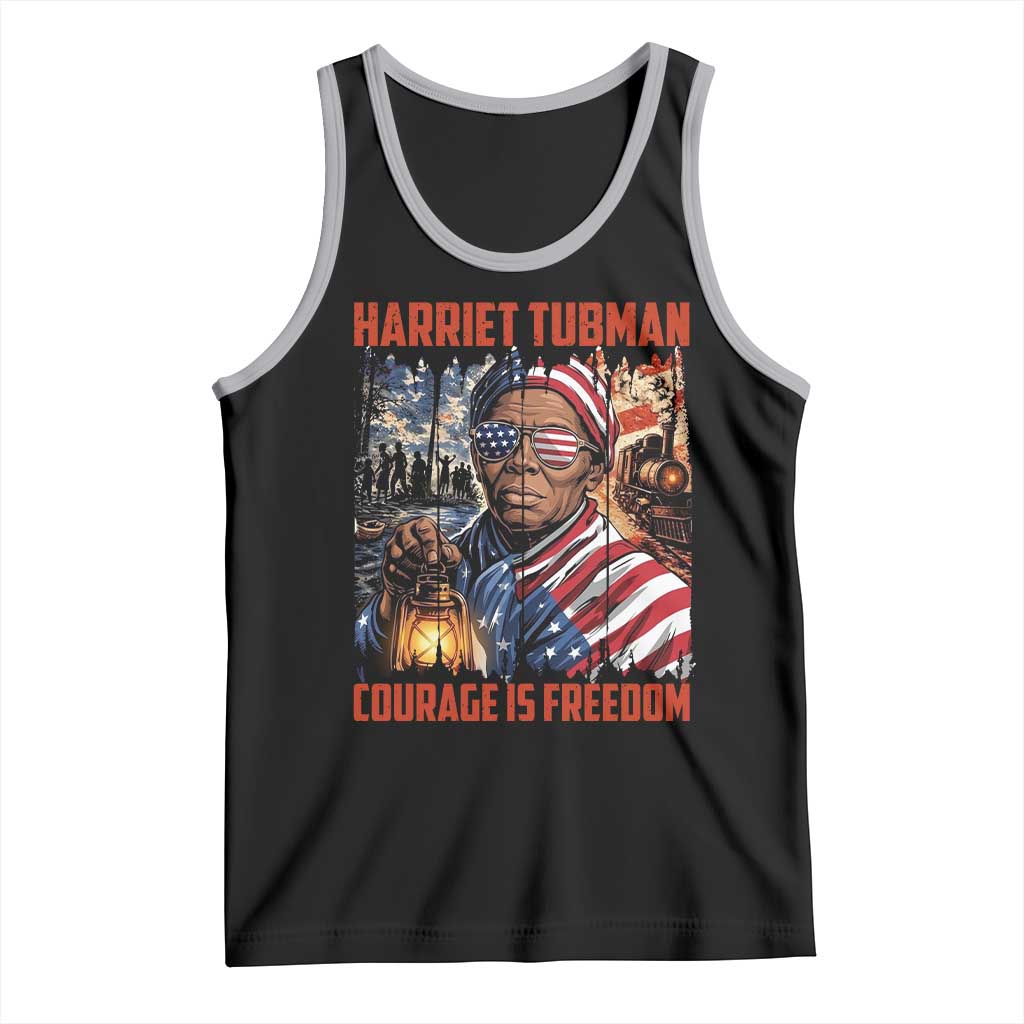 Harriet Tubman Courage Is Freedom Tank Top Black History Gift - Wonder Print Shop