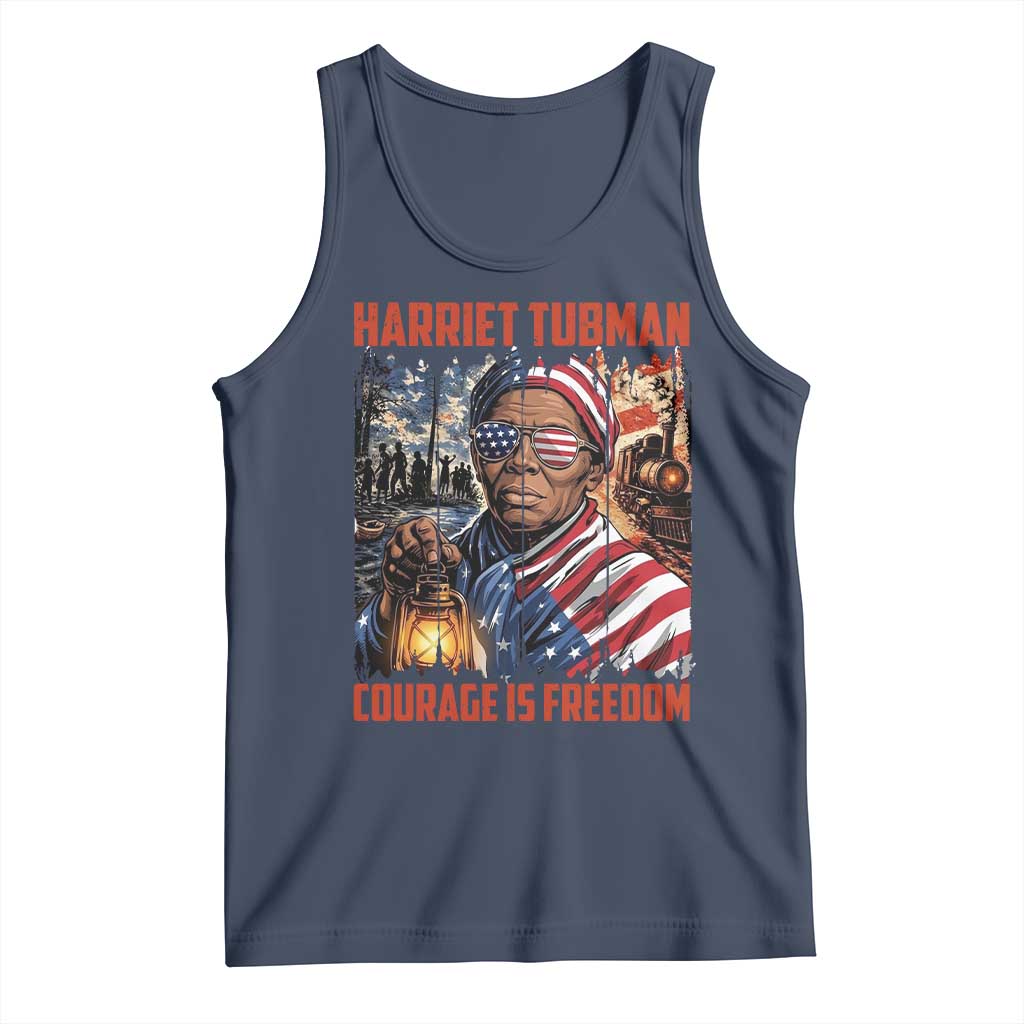 Harriet Tubman Courage Is Freedom Tank Top Black History Gift - Wonder Print Shop
