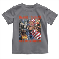 Harriet Tubman Courage Is Freedom Toddler T Shirt Black History Gift - Wonder Print Shop