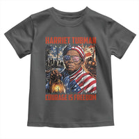 Harriet Tubman Courage Is Freedom Toddler T Shirt Black History Gift - Wonder Print Shop