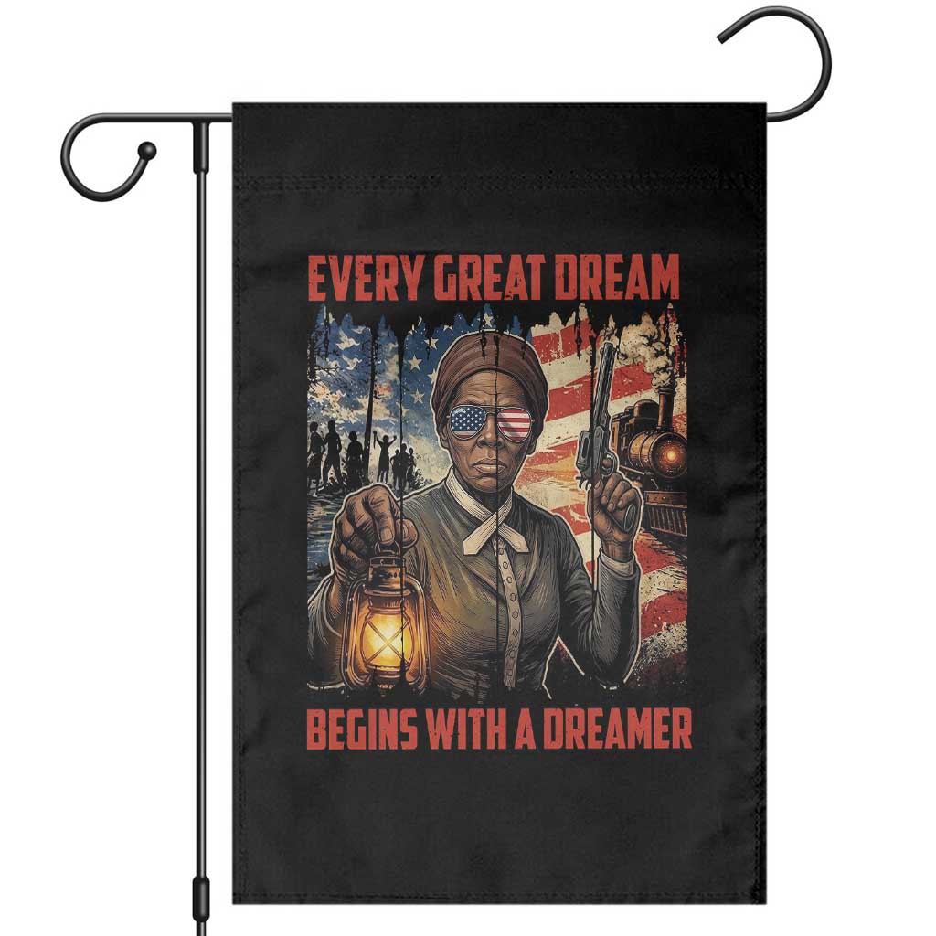 Harriet Tubman Quote Garden Flag Every Great Dream Begins With A Dreamer - Wonder Print Shop