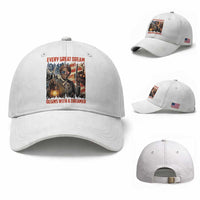 Harriet Tubman Quote Baseball Cap Every Great Dream Begins With A Dreamer