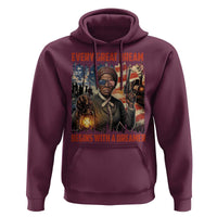 Harriet Tubman Quote Hoodie Every Great Dream Begins With A Dreamer - Wonder Print Shop