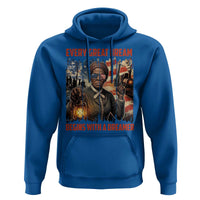 Harriet Tubman Quote Hoodie Every Great Dream Begins With A Dreamer - Wonder Print Shop