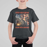 Harriet Tubman Quote T Shirt For Kid Every Great Dream Begins With A Dreamer - Wonder Print Shop