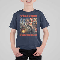 Harriet Tubman Quote T Shirt For Kid Every Great Dream Begins With A Dreamer - Wonder Print Shop
