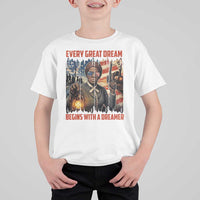 Harriet Tubman Quote T Shirt For Kid Every Great Dream Begins With A Dreamer - Wonder Print Shop