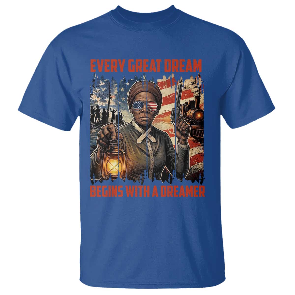 Harriet Tubman Quote T Shirt Every Great Dream Begins With A Dreamer - Wonder Print Shop