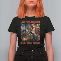 Harriet Tubman Quote T Shirt For Women Every Great Dream Begins With A Dreamer - Wonder Print Shop