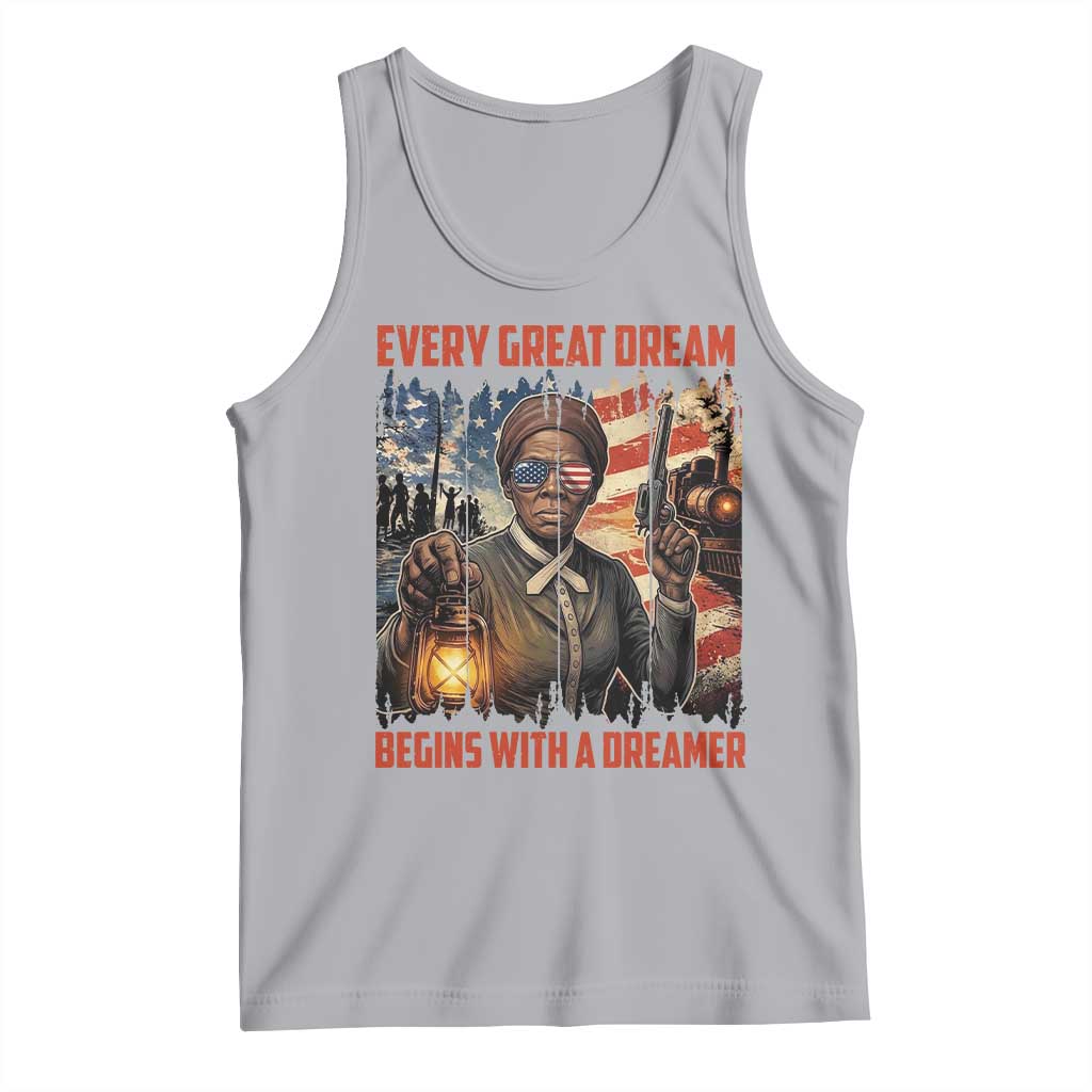 Harriet Tubman Quote Tank Top Every Great Dream Begins With A Dreamer - Wonder Print Shop