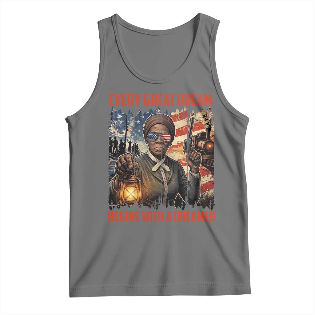 Harriet Tubman Quote Tank Top Every Great Dream Begins With A Dreamer - Wonder Print Shop