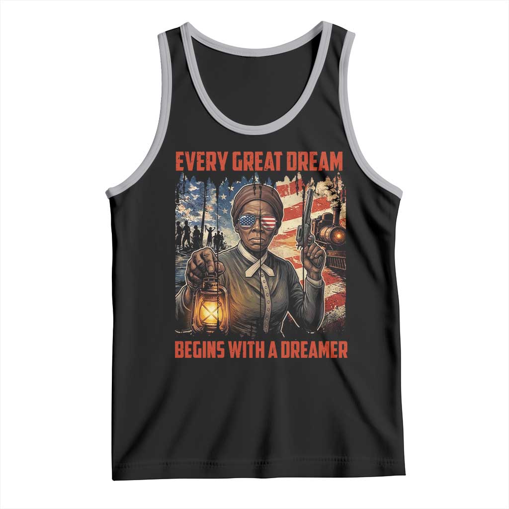 Harriet Tubman Quote Tank Top Every Great Dream Begins With A Dreamer - Wonder Print Shop