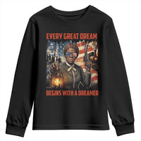 Harriet Tubman Quote Youth Sweatshirt Every Great Dream Begins With A Dreamer - Wonder Print Shop