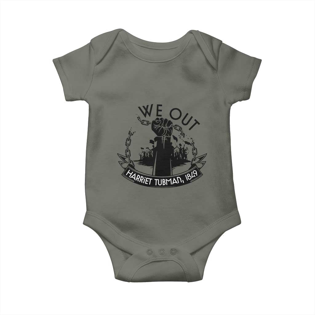 Harriet Tubman Baby Onesie We Out Breaking The Chains Iconic Legacy Gift