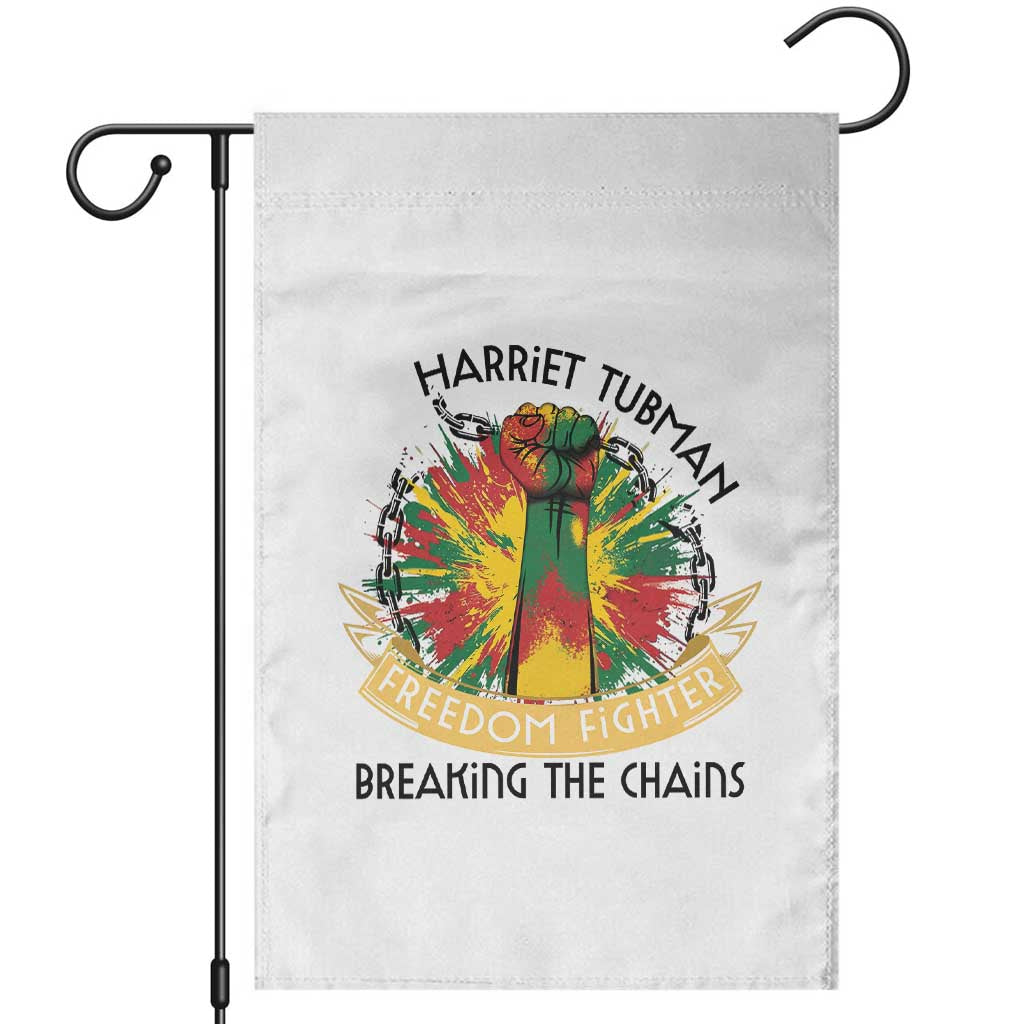 Harriet Tubman Garden Flag Underground Railroad Hero Breaking Chains