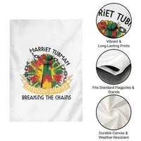 Harriet Tubman Garden Flag Underground Railroad Hero Breaking Chains