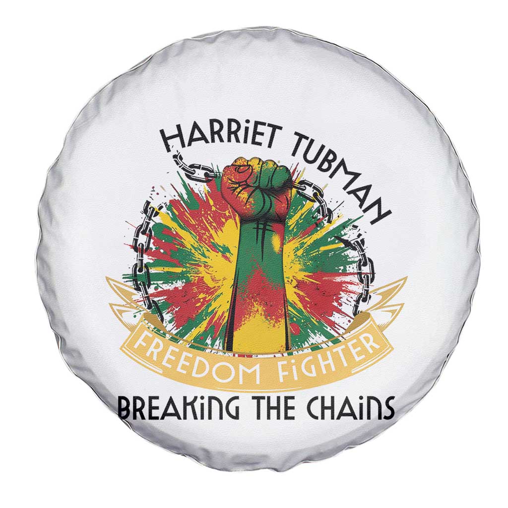 Harriet Tubman Spare Tire Cover Underground Railroad Hero Breaking Chains