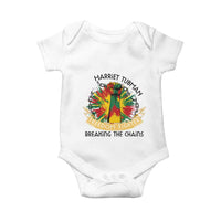 Harriet Tubman Baby Onesie Underground Railroad Hero Breaking Chains