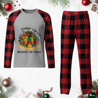 Harriet Tubman Plaid Pajama Set Underground Railroad Hero Breaking Chains