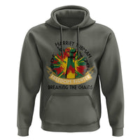 Harriet Tubman Hoodie Underground Railroad Hero Breaking Chains