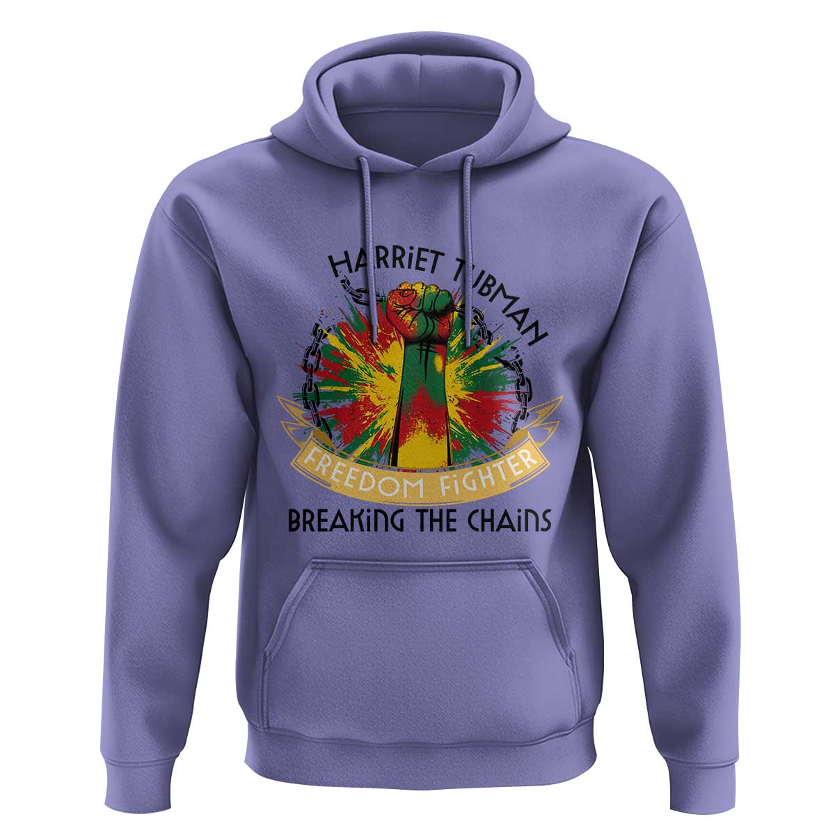 Harriet Tubman Hoodie Underground Railroad Hero Breaking Chains