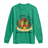 Harriet Tubman Long Sleeve Shirt Underground Railroad Hero Breaking Chains