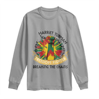 Harriet Tubman Long Sleeve Shirt Underground Railroad Hero Breaking Chains